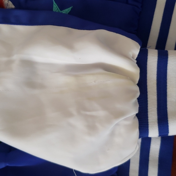 Girls embroidered unicorn varsity jacket - Picture 4 of 4